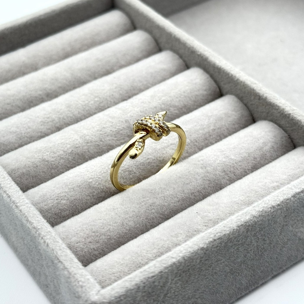Inel placat aur 18k modern