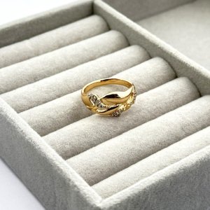 Inel placat aur 18k modern Inel placat aur 18k modern