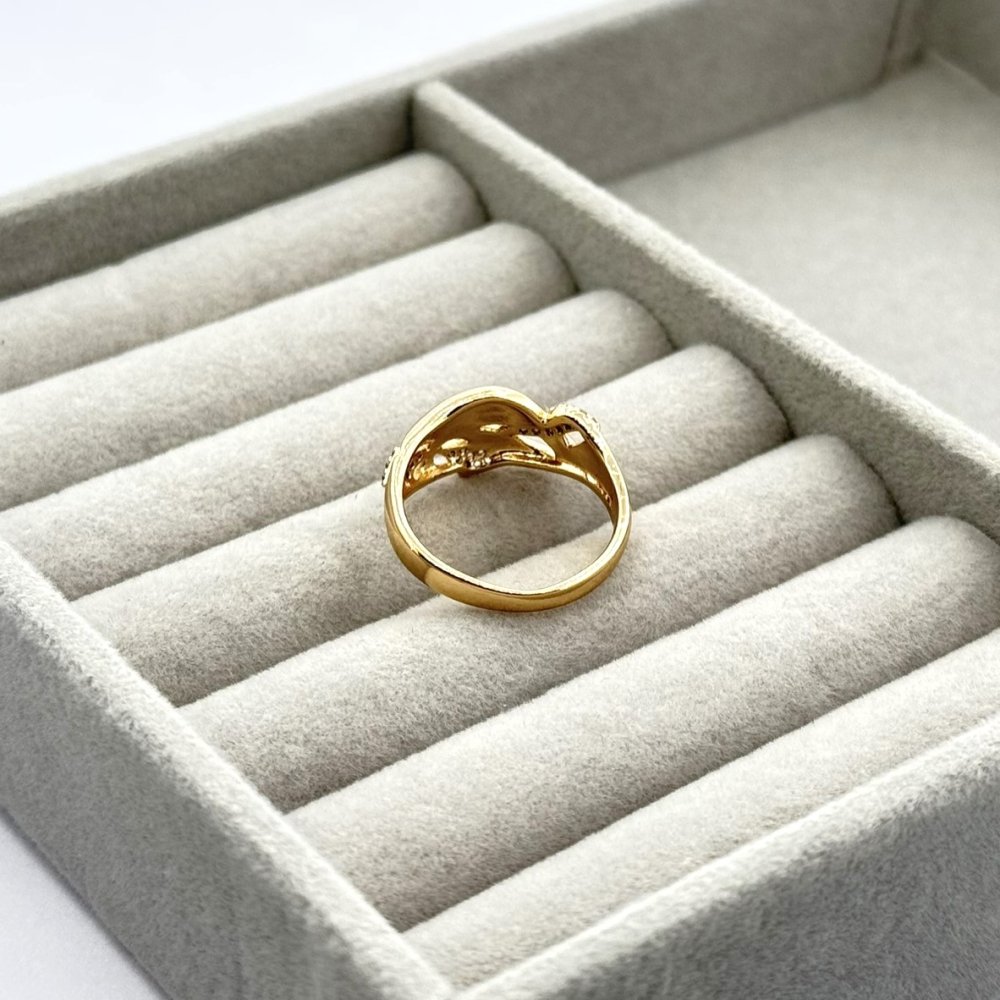 Inel placat aur 18k modern Inel placat aur 18k modern