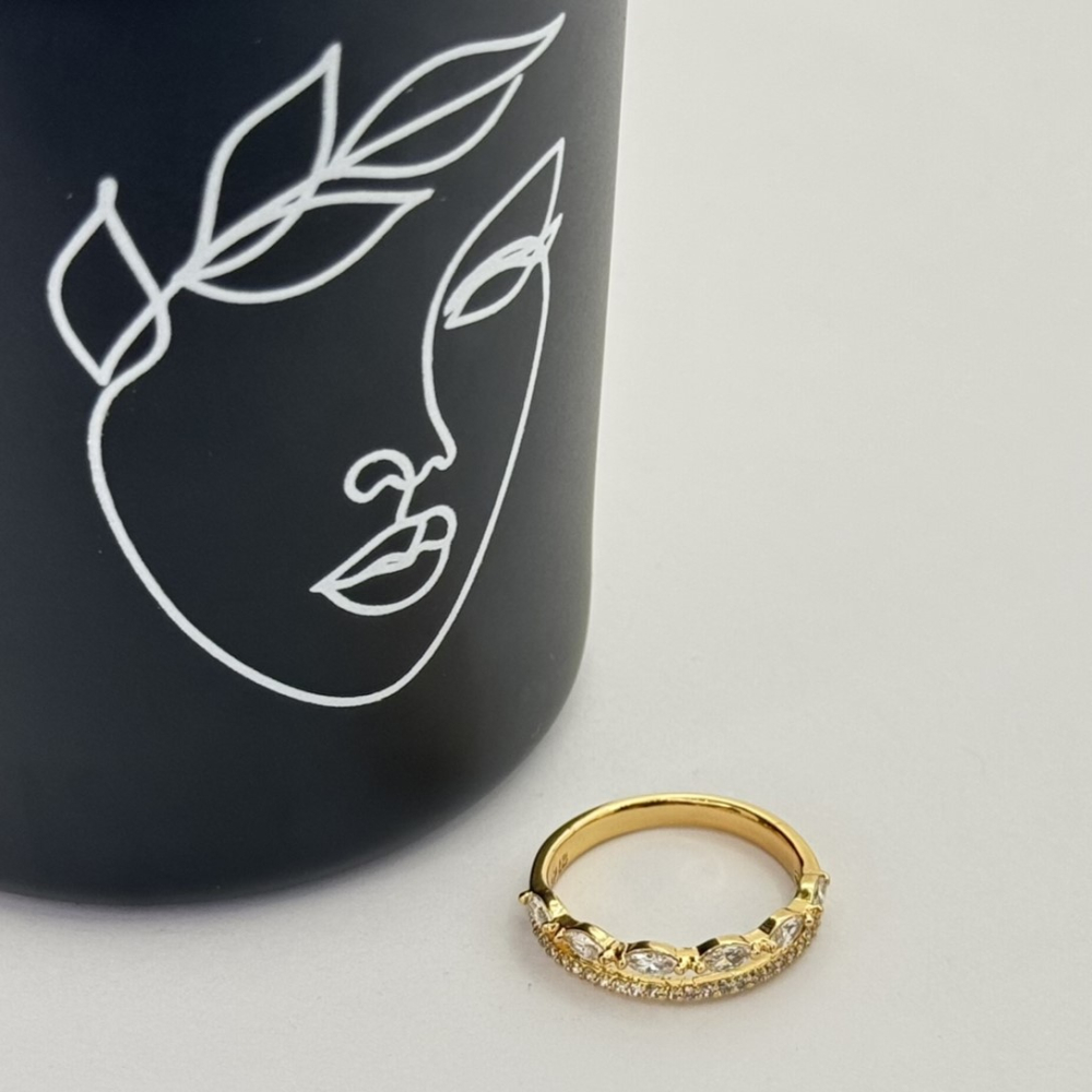 Inel placat aur 18k modern