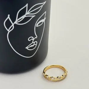 Inel placat aur 18k modern