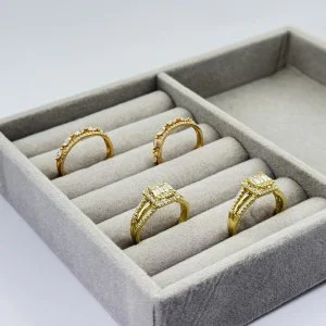 Inel placat aur 18k modern