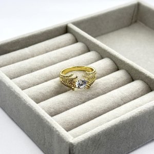Inel placat aur 18k modern Inel placat aur 18k modern