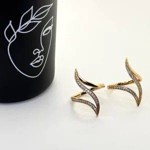 Inel placat aur 18k modern