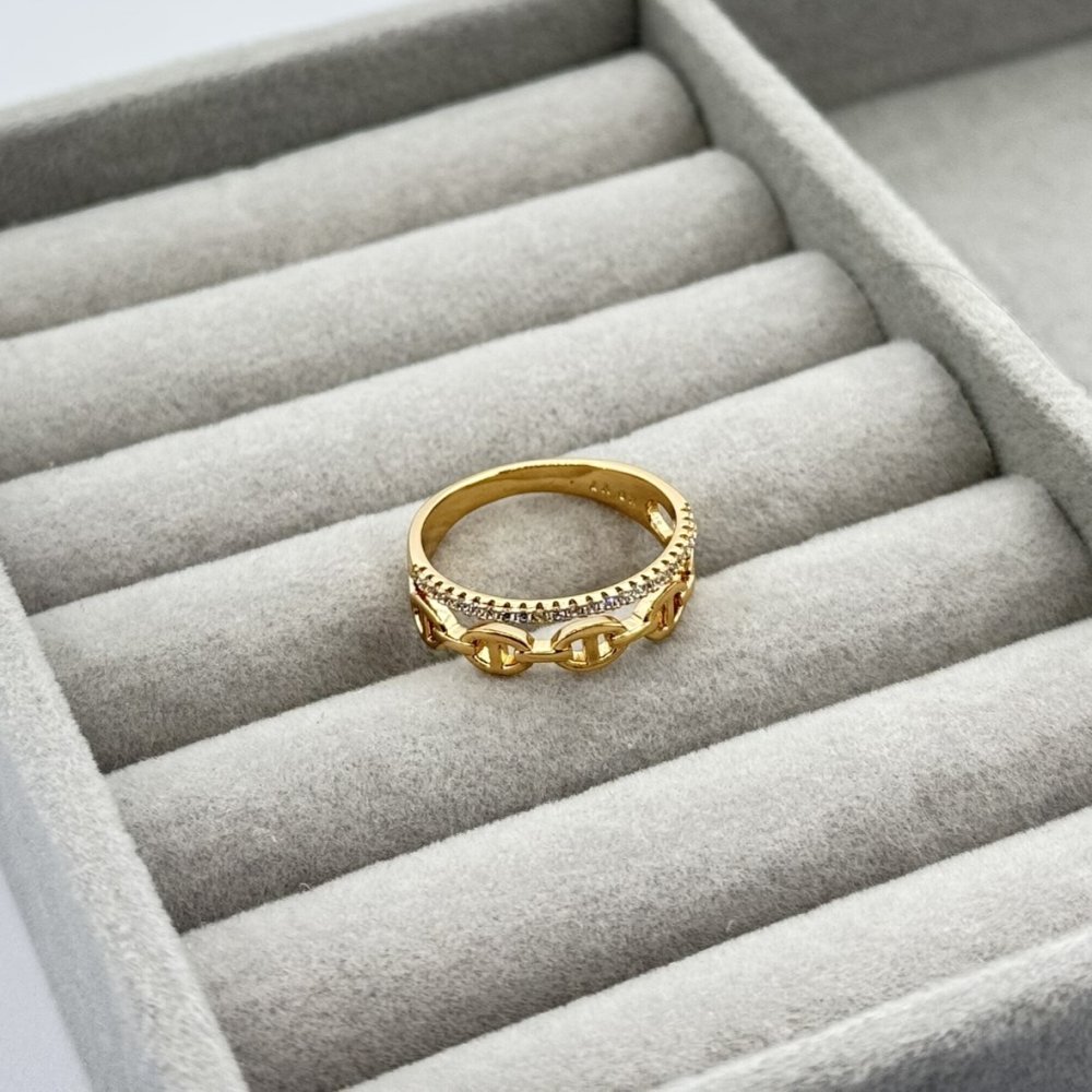 Inel placat aur 18k modern Inel placat aur 18k modern
