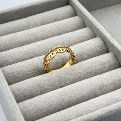 Inel placat aur 18k modern
