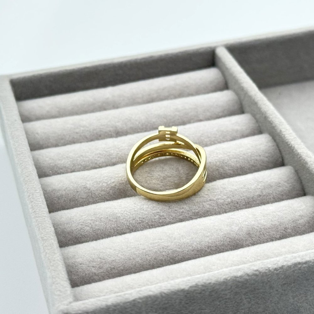 Inel placat aur 18k