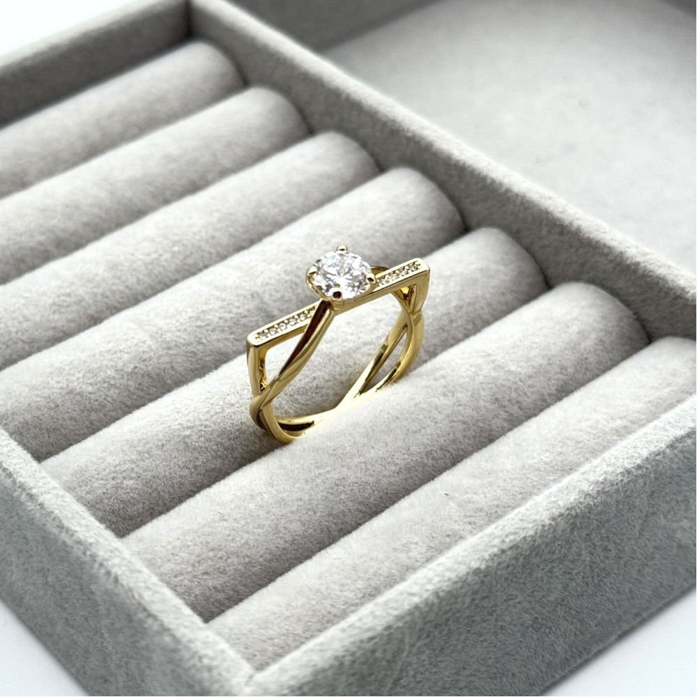 Inel placat aur 18k Inel placat aur 18k