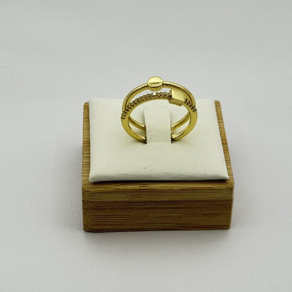 Inel placat aur 18k reglabil
