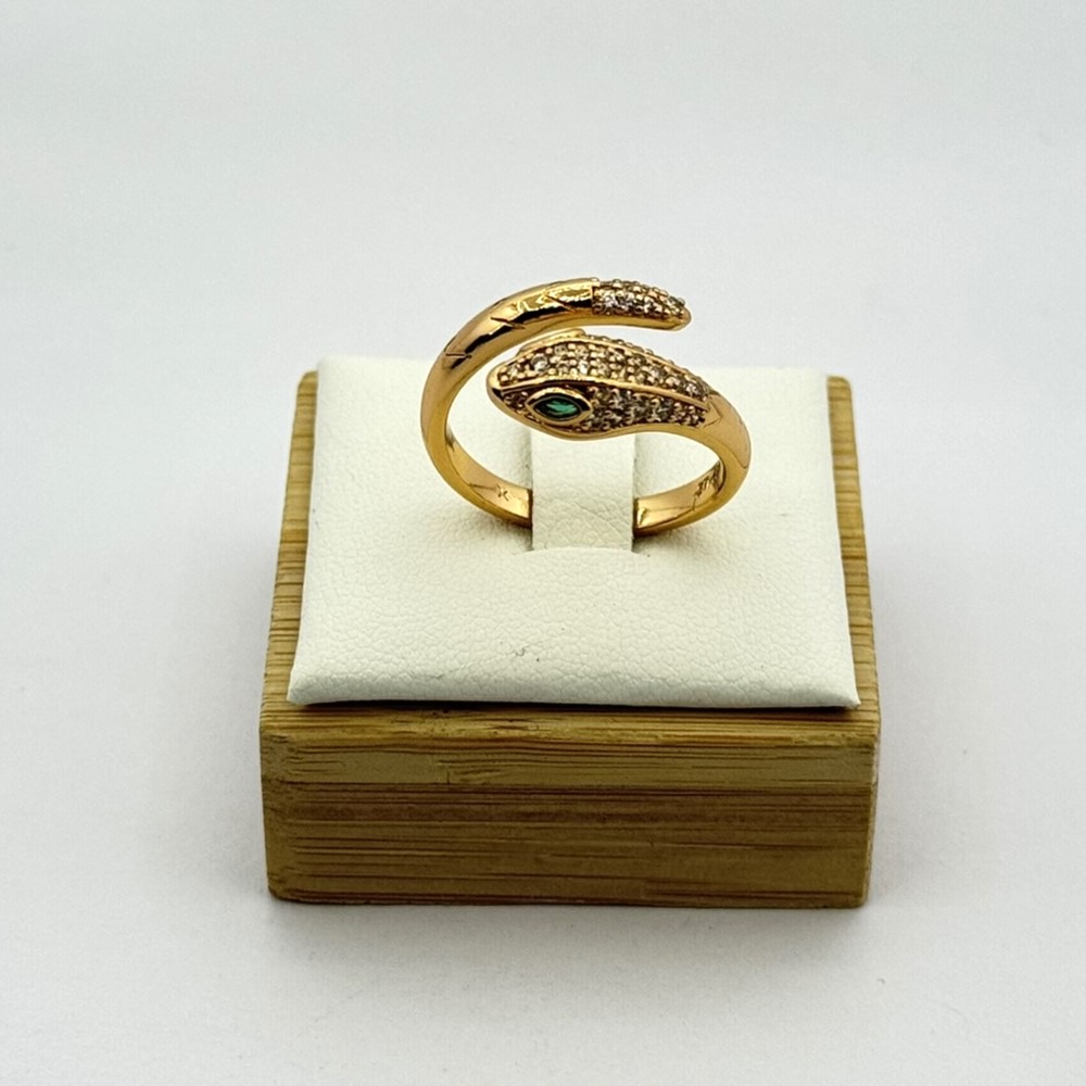 Inel placat aur 18k sarpe