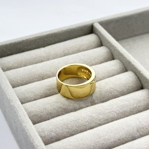 Inel placat aur 18k statement