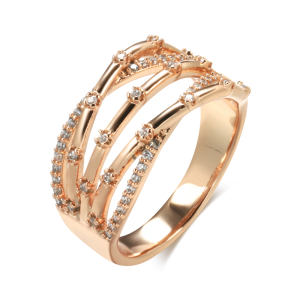 Inel placat aur 18k statement