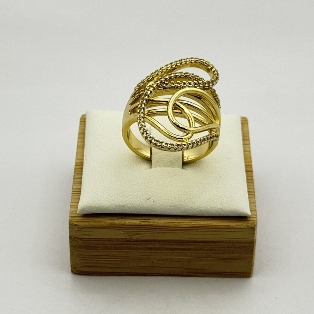 Inel placat aur 18k statement