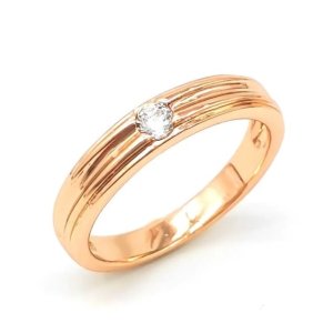 Inel placat aur 18k stil verigheta