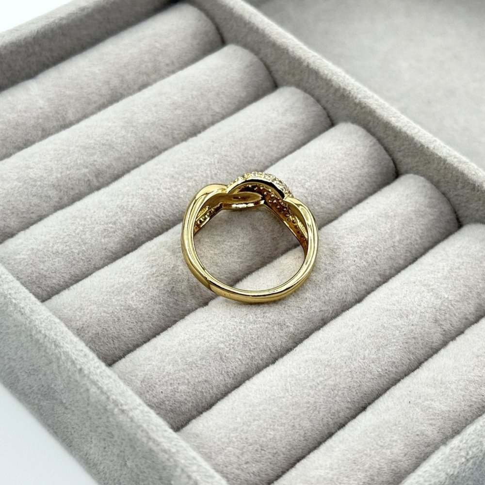 Inel placat aur 18k superb