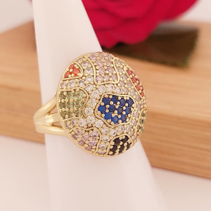 Inel placat aur 18k superb
