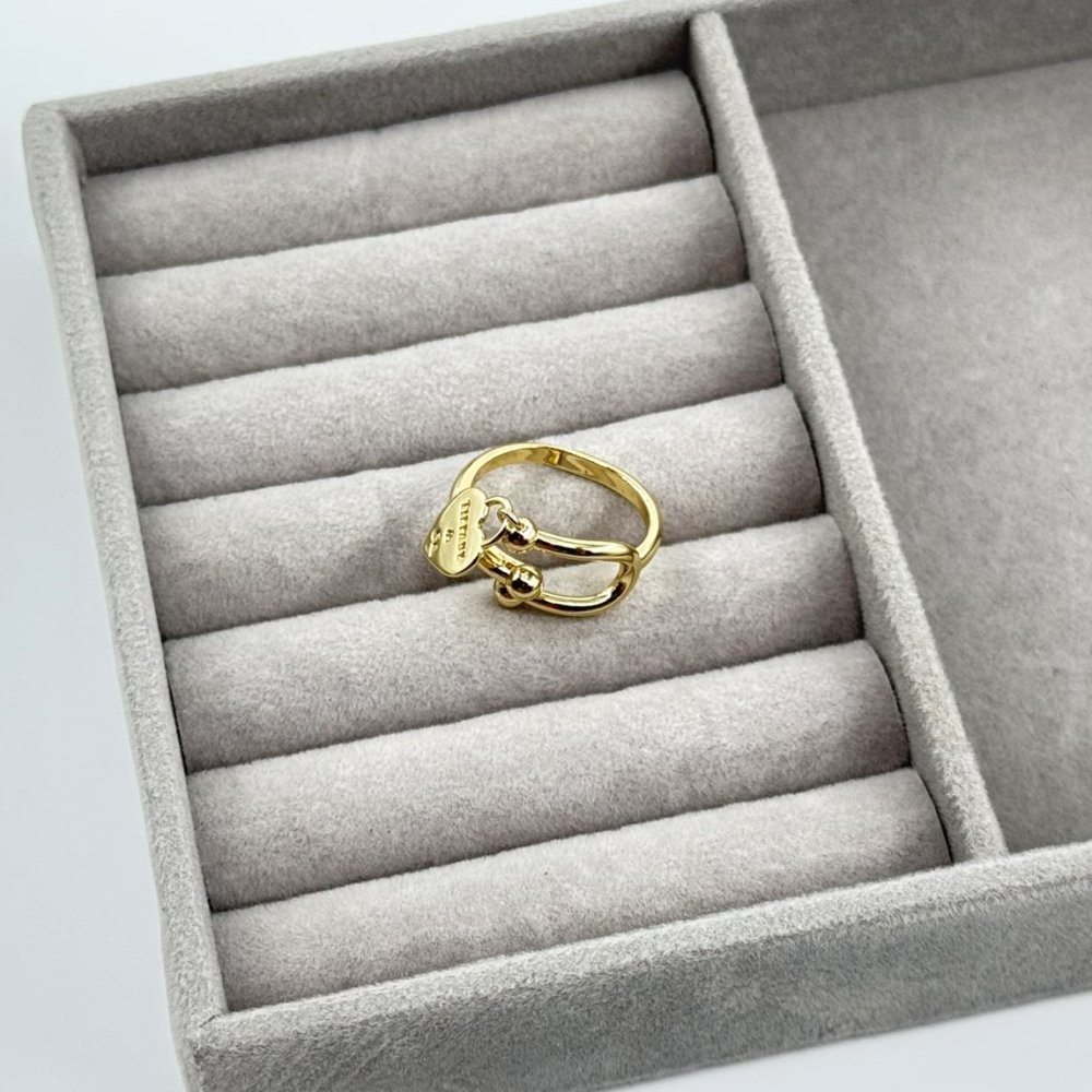 Inel placat aur 18k Tiff