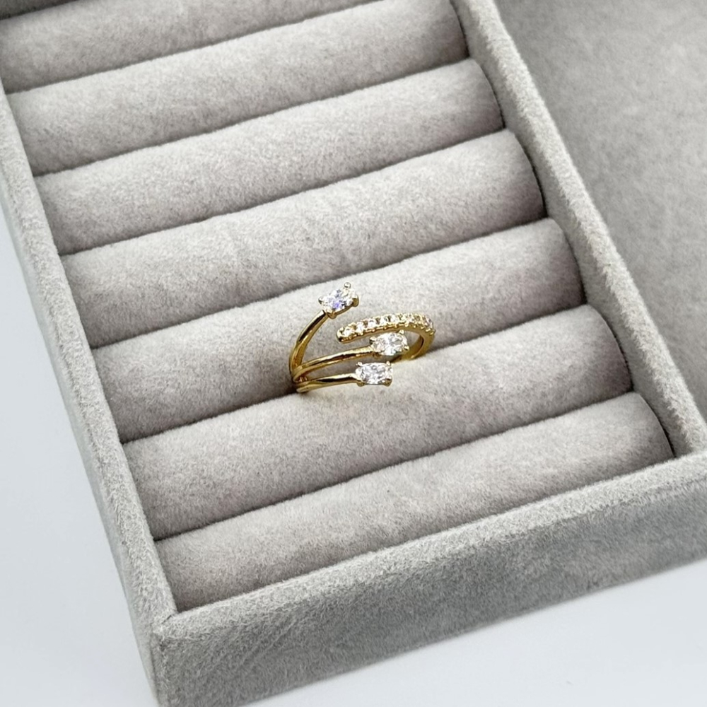 Inel placat aur 18k Tiff