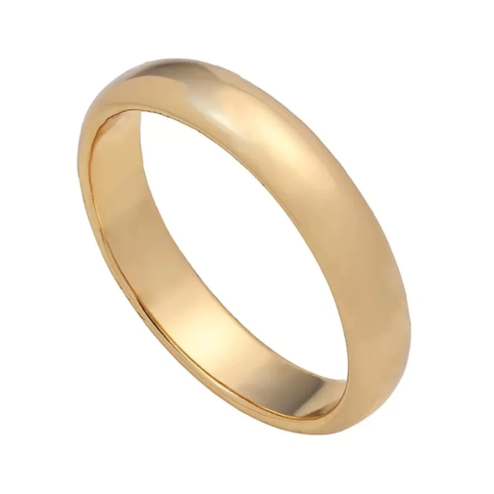 Inel placat aur 18k verigheta clasica Inel placat aur 18k verigheta clasica