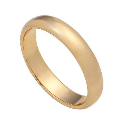 Inel placat aur 18k verigheta clasica