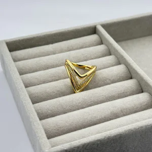 Inel placat aur 18k modern