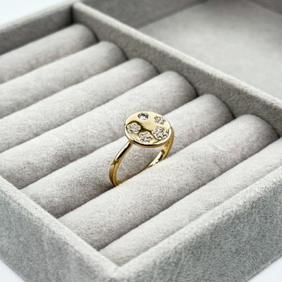 Inel placat aur 18k