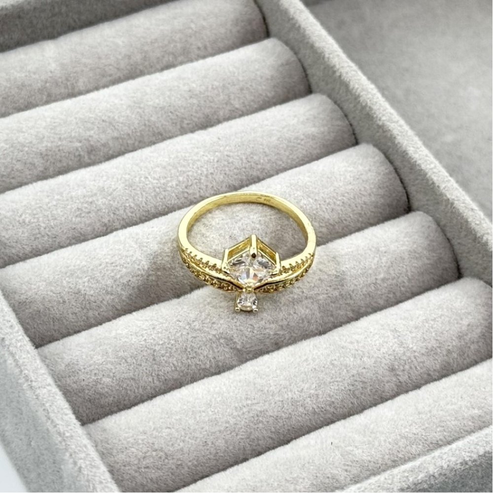 Inel placat aur galben 18k elegant