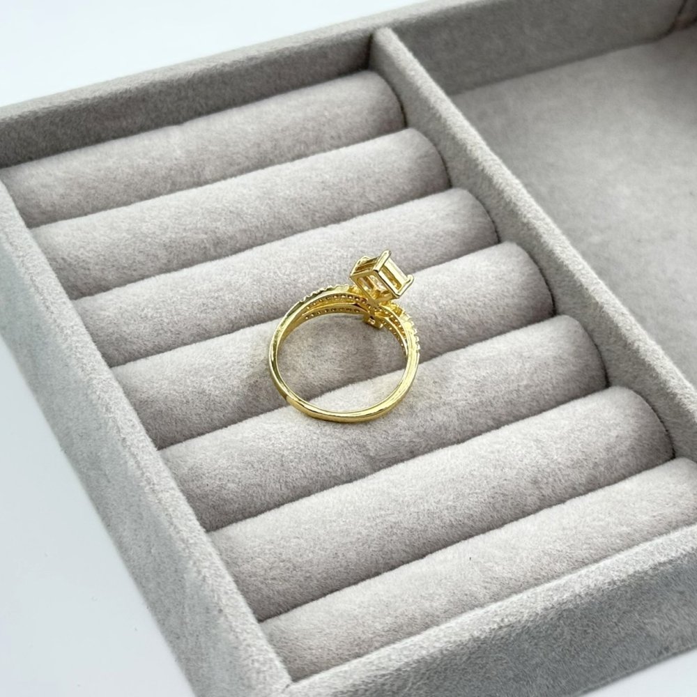 Inel placat aur galben 18k elegant