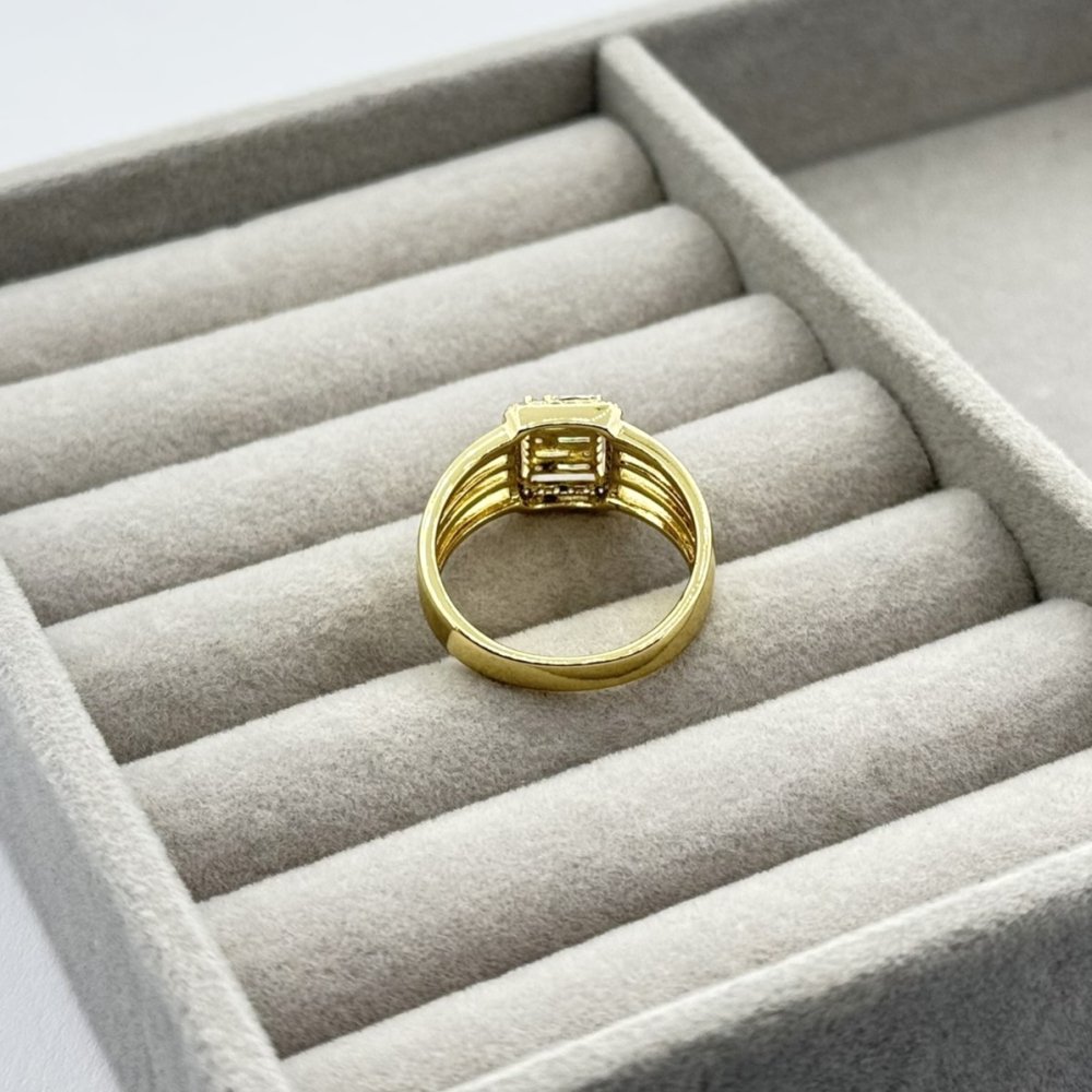 Inel placat aur galben 18k elegant Inel placat aur galben 18k elegant