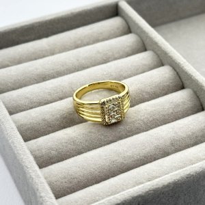 Inel placat aur galben 18k elegant Inel placat aur galben 18k elegant