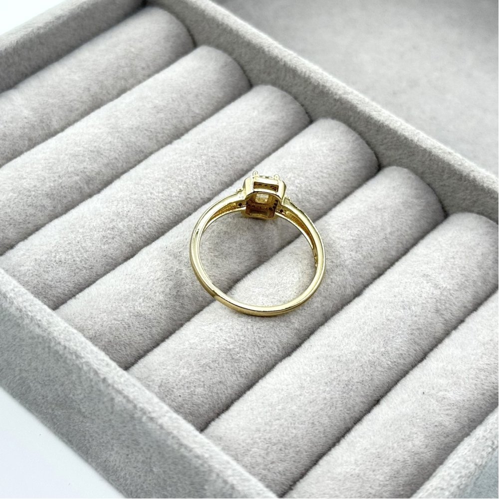 Inel placat aur galben 18k elegant