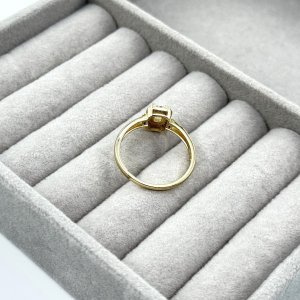 Inel placat aur galben 18k elegant
