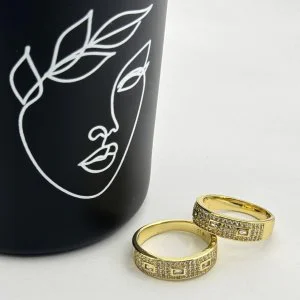 Inel placat aur galben 18k Inel placat aur galben 18k