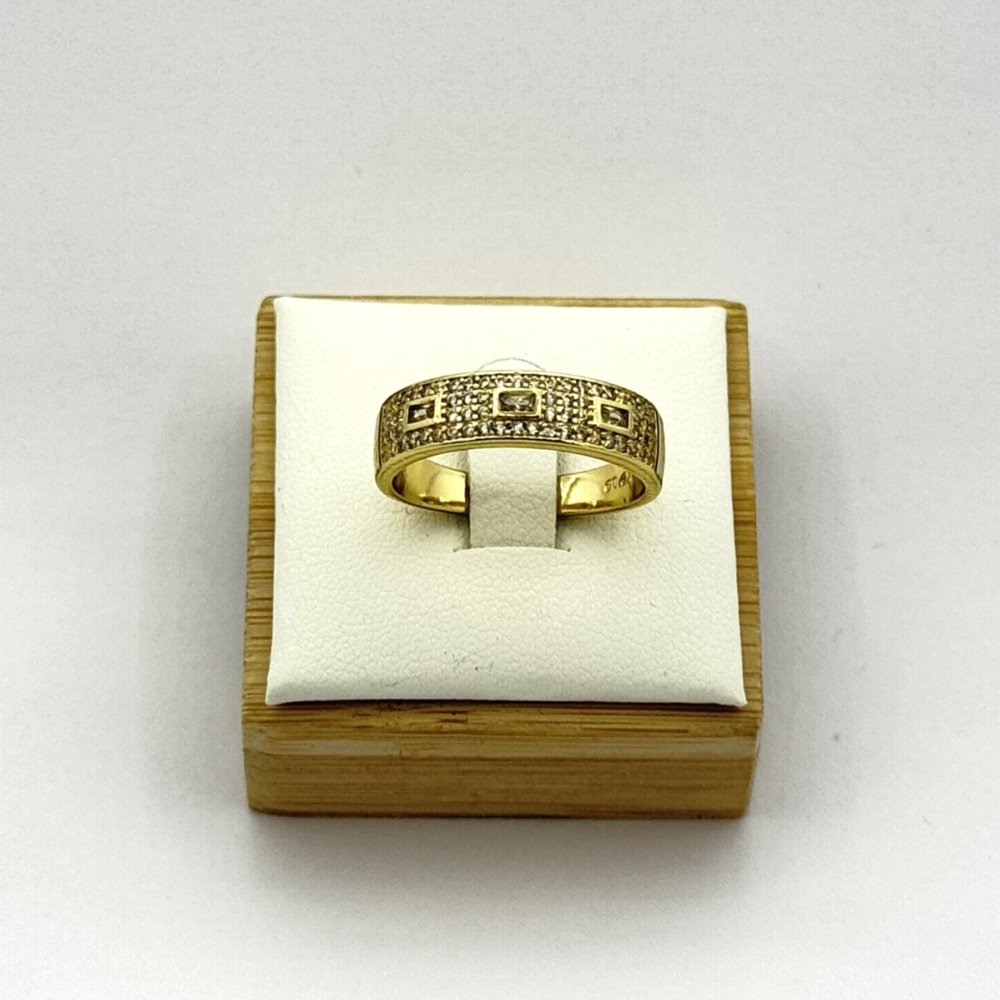 Inel placat aur galben 18k