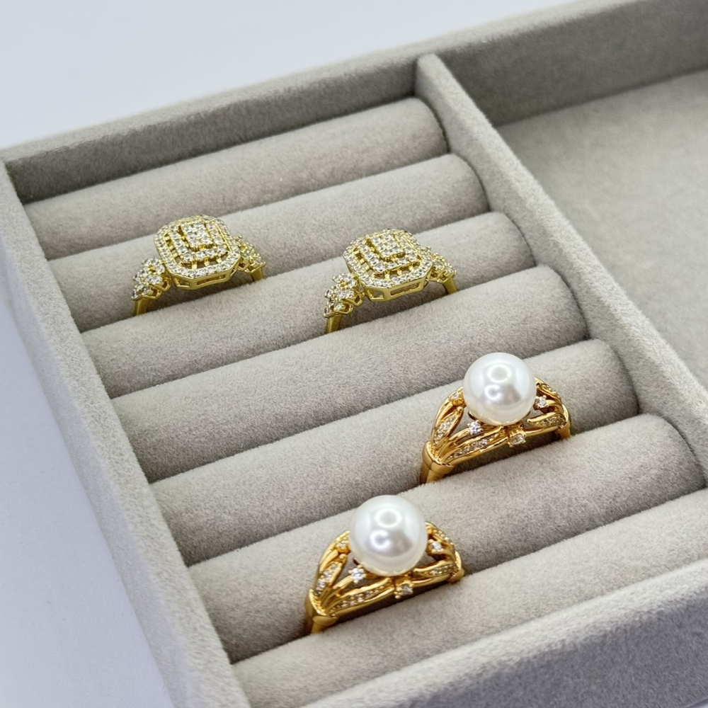 Inel placat aur galben 18k