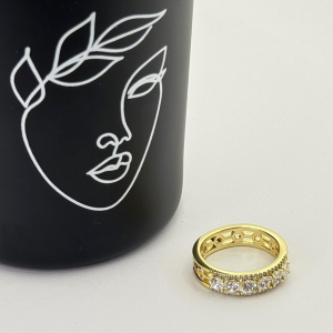 Inel placat aur galben 18k