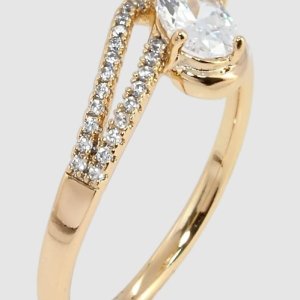 Inel placat aur galben 18k