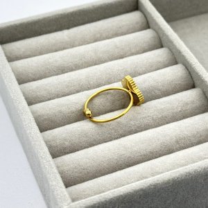 Inel placat aur galben 18k