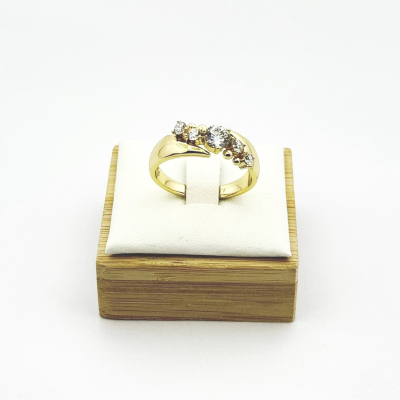 Inel placat aur galben 18k