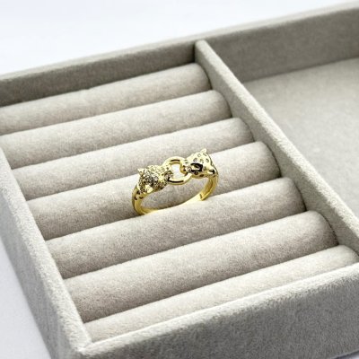 Inel placat aur galben 18k