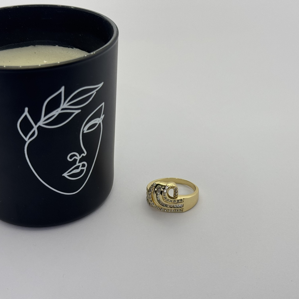 Inel placat aur galben 18k masiv