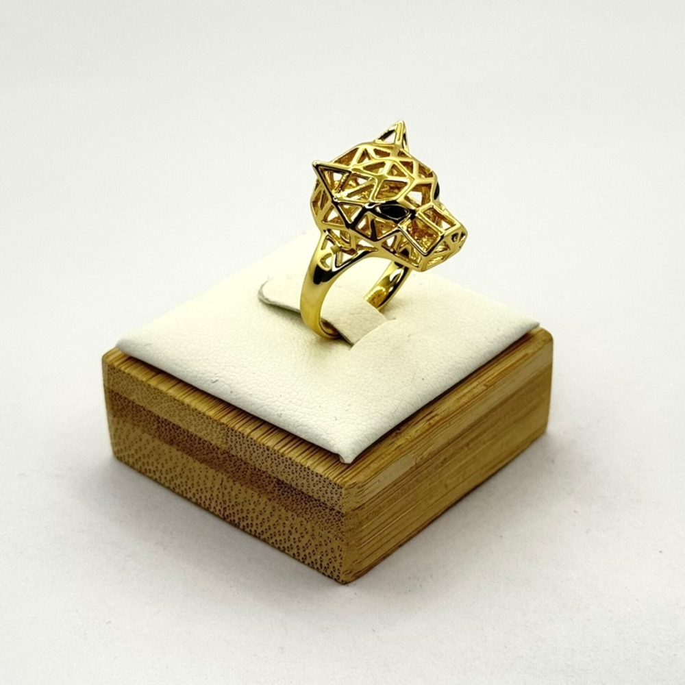 Inel placat aur galben 18k modern