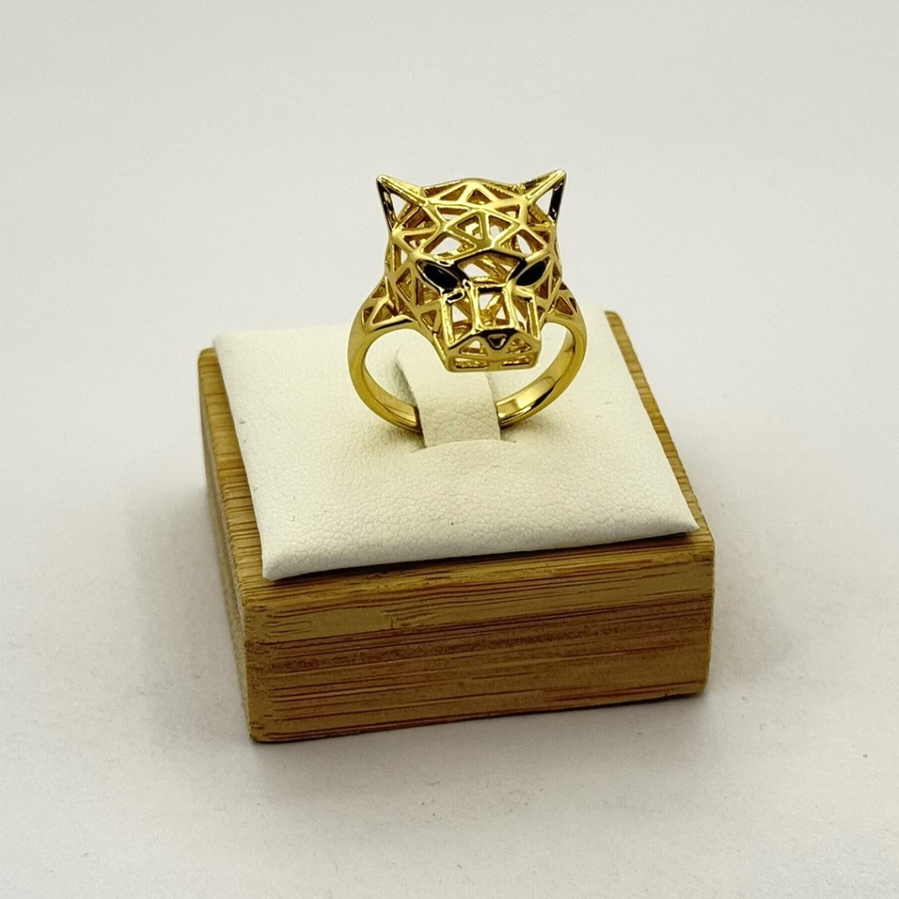 Inel placat aur galben 18k modern
