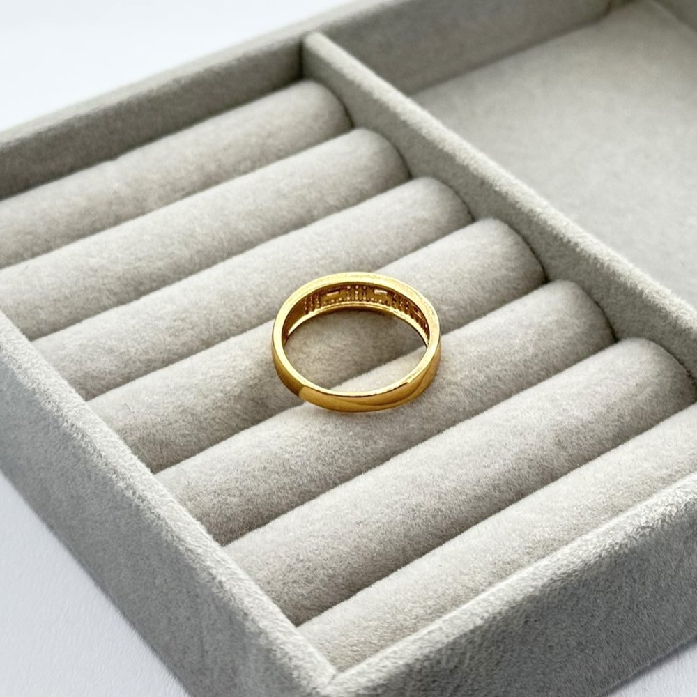 Inel placat aur rose 18k