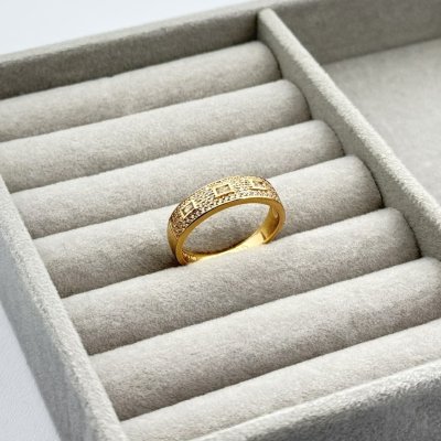 Inel placat aur rose 18k