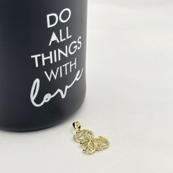 Pandantiv placat aur 18k catelusi Pandantiv placat aur 18k catelusi