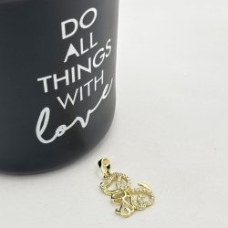 Pandantiv placat aur 18k catelusi