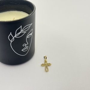 Pandantiv placat aur 18k cruciulita