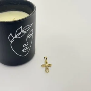 Pandantiv placat aur 18k cruciulita