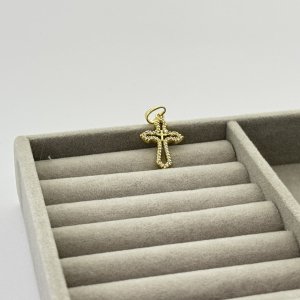 Pandantiv placat aur 18k cruciulita